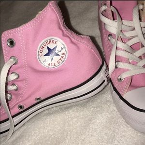 Pink Hightop Converses NWT
